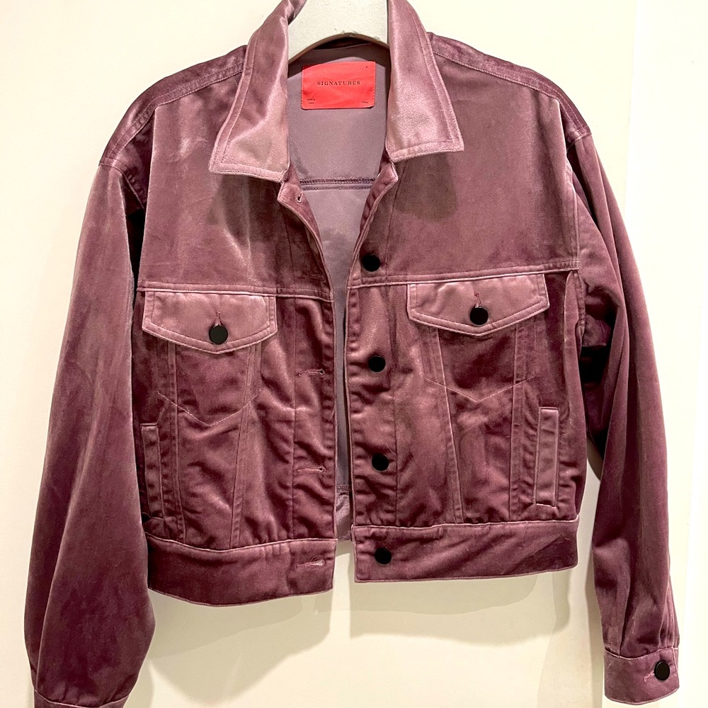Velvet Denim Jacket